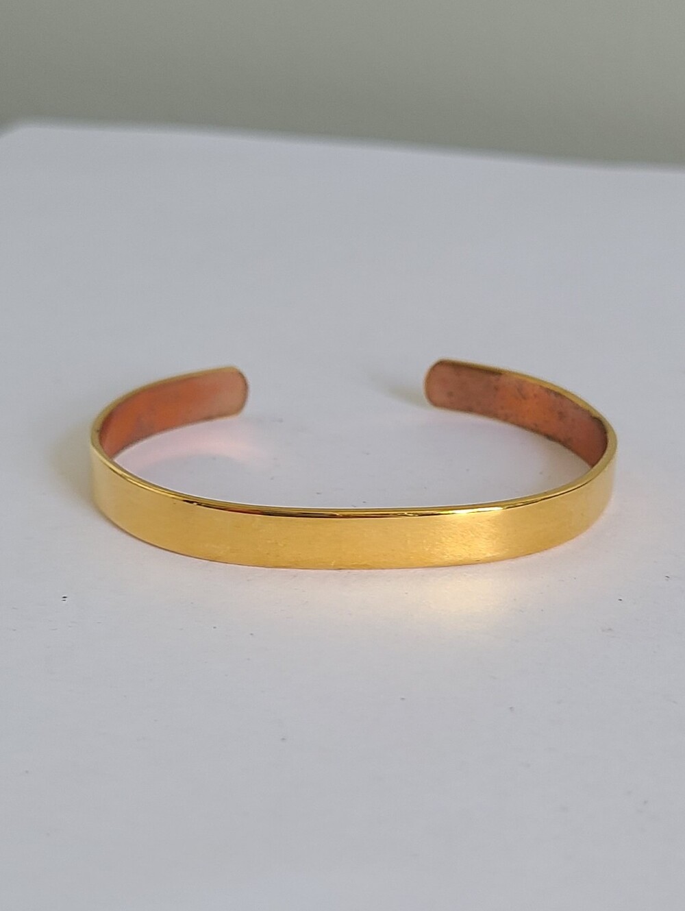 Sabona of London 18K Gold Plated Copper Magnetic Therapy Open Cuff Bracelet